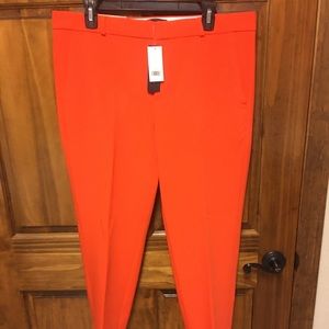 Banana Republic Avery orange dress pants NWT